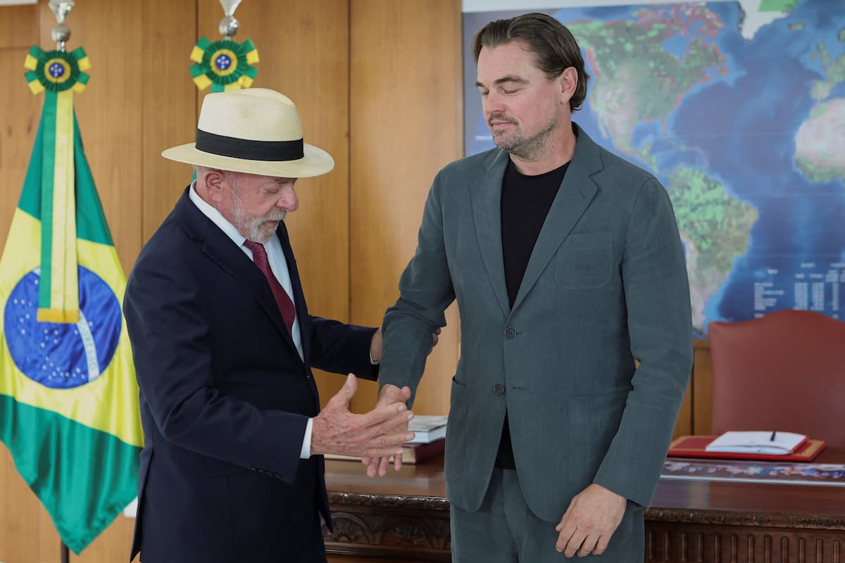Lula recebe Leonardo DiCaprio para conversa sobre mudanças climáticas
