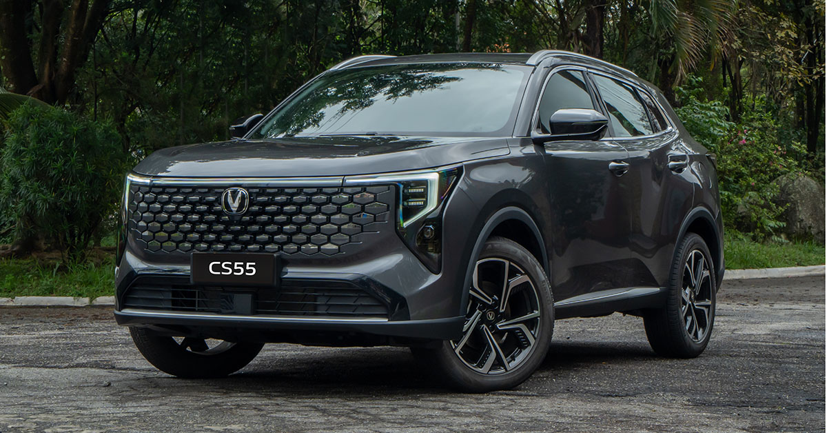 CS55 chega ao Brasil para ser o carro-chefe da Caoa Changan