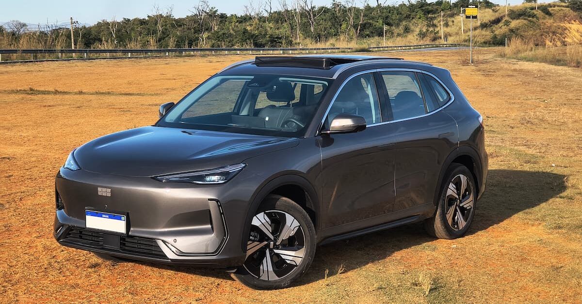 Geely EX5 elétrico é um veículo muito confortável