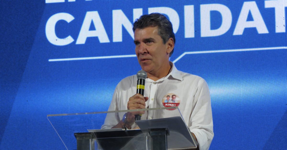 Jarbas Soares no encontro com candidatos no Minas Tênis