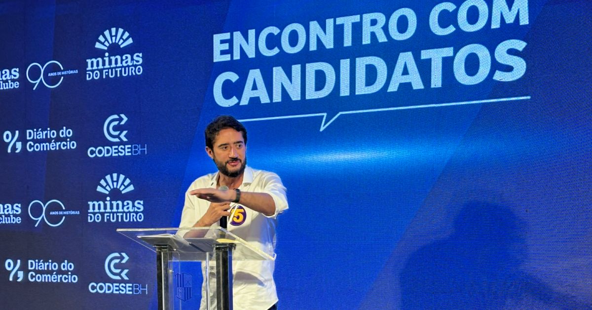Gabriel Azevedo apresenta propostas e critica Kalil e Cleitinho no primeiro dia do ‘Encontro com Candidatos’