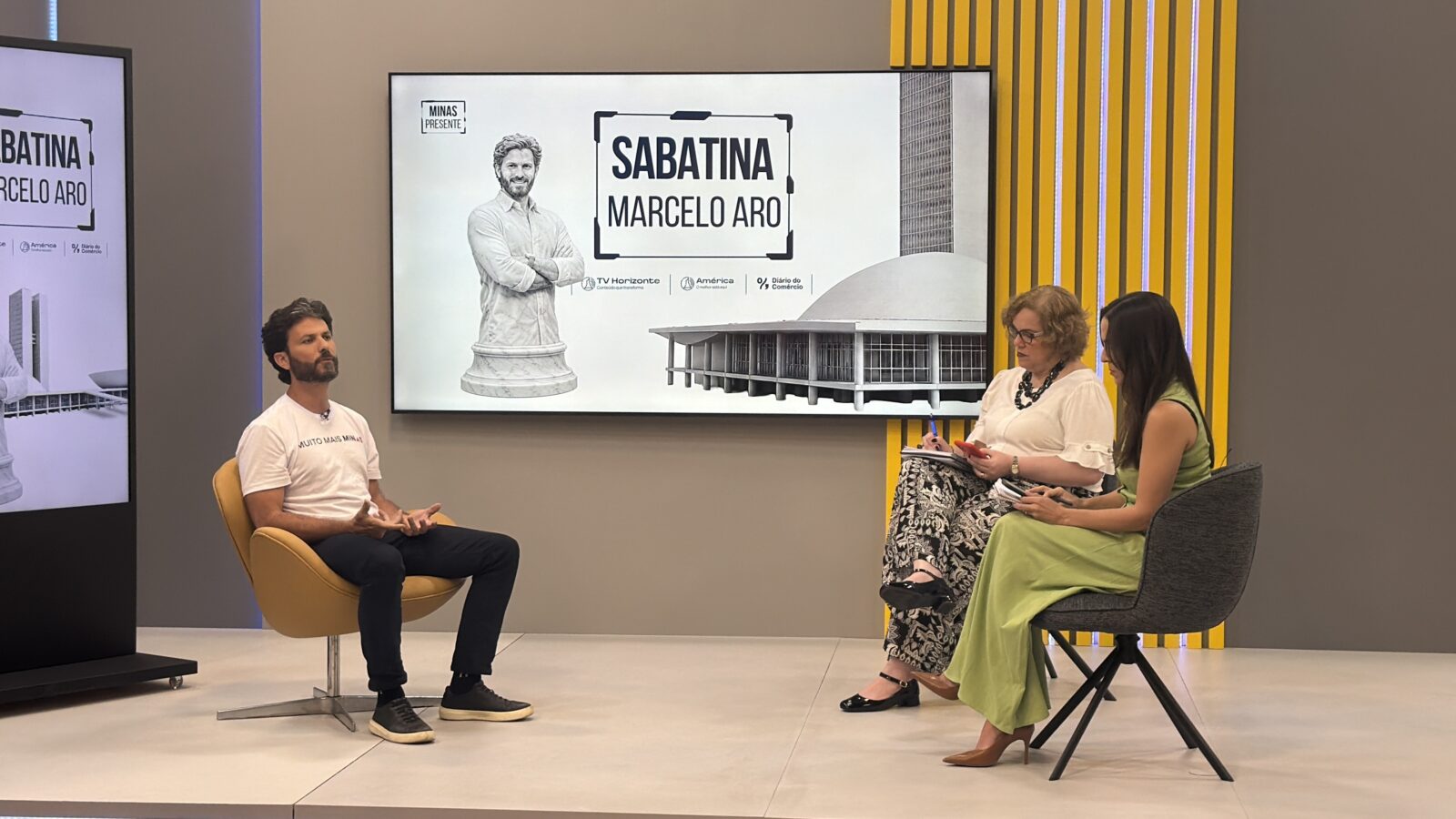 Marcelo Aro participa de sabatina do programa Minas Presente