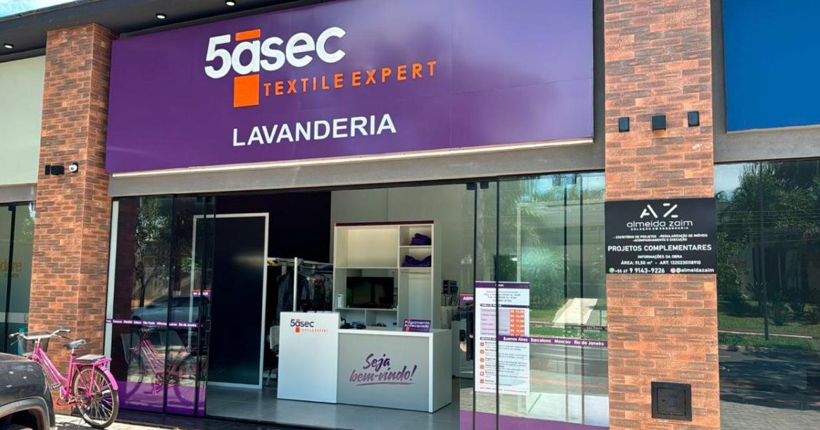 Grupo das lavanderias 5àsec e LavPop planeja abrir 18 unidades em Minas até 2027