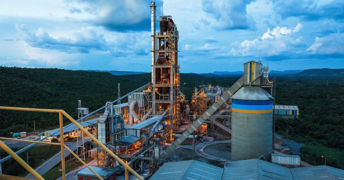 Fábrica da Votorantim Cimentos no Mato Grosso.