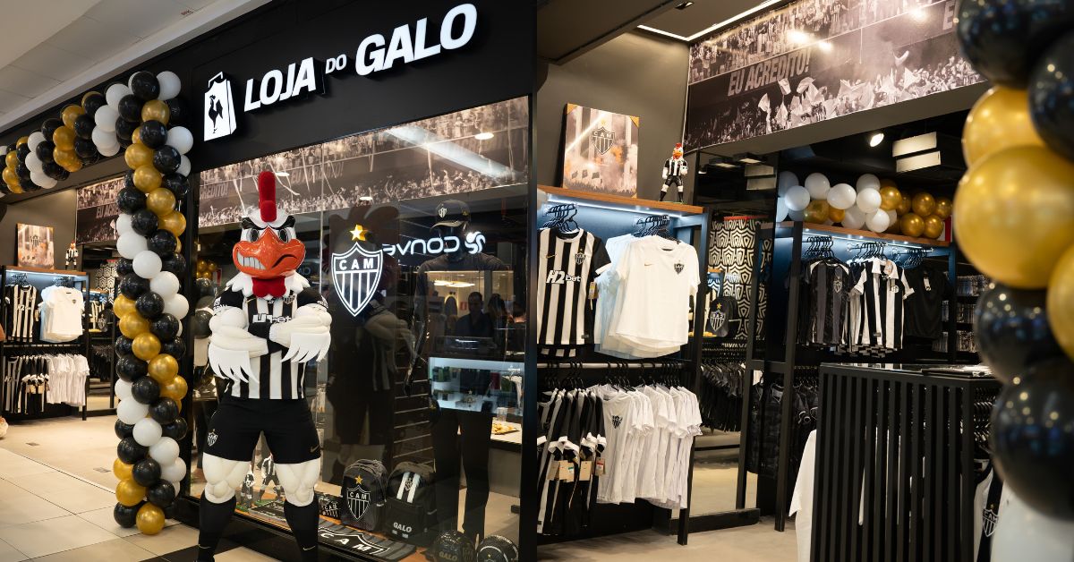 Atlético prepara expansão da Loja do Galo para cidades do interior de Minas