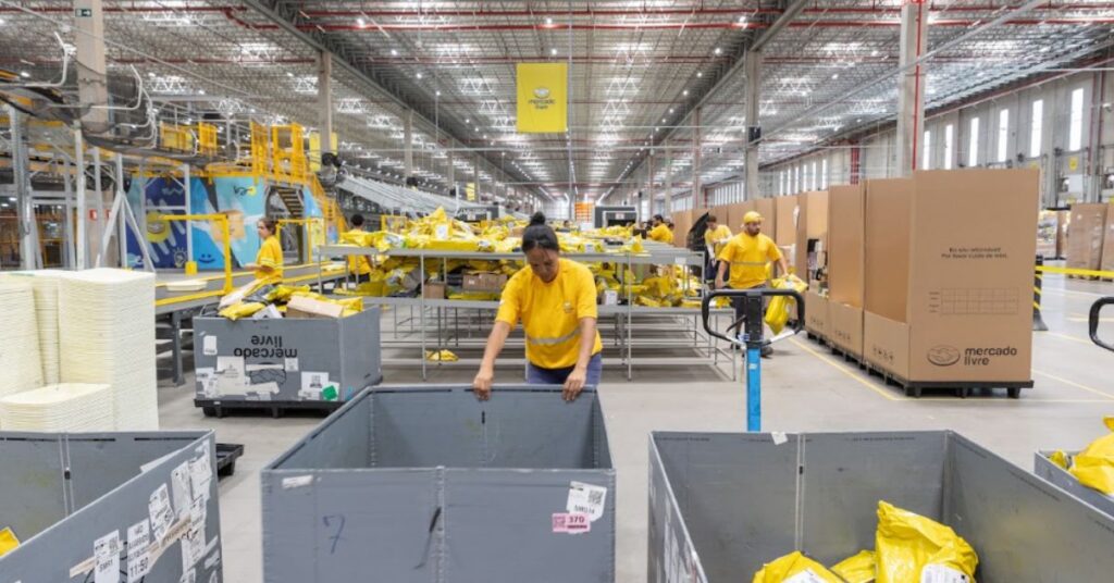 Centro de distribuição do Mercado Livre