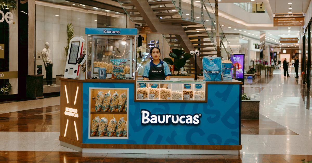 Com investimento de R$ 144 mil, franquia de pipocas Baurucas inaugura 1ª unidade em shopping de BH