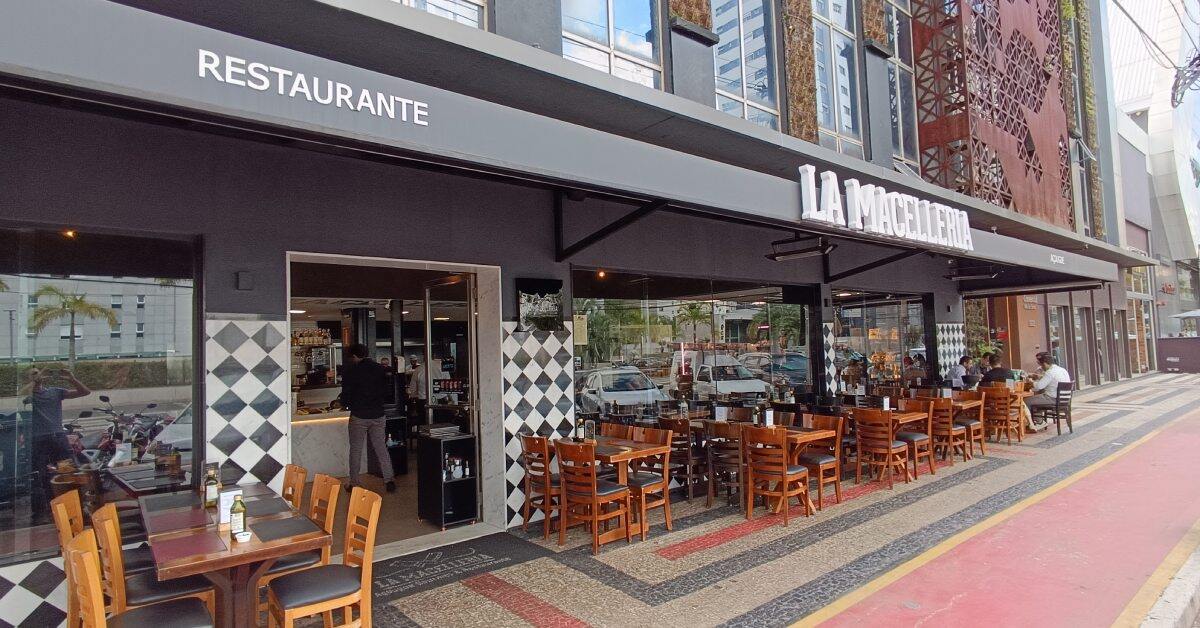 Imagem mostra fachada de restaurante