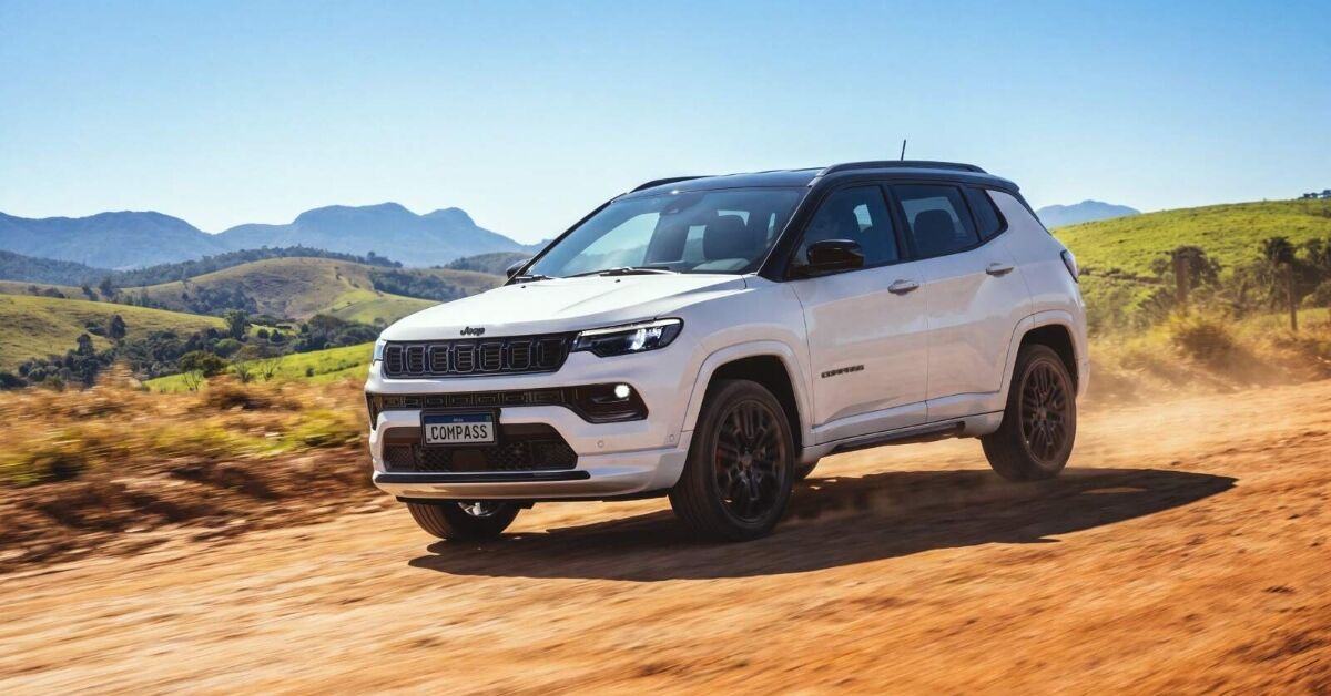 Jeep Compass 2027 ganha versão híbrida leve com redução de até 11% no consumo de combustível